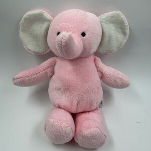 Carter's Just One You Pink Elephant Plush Rattle 8 Inch Stuffed Animal Toy 2017